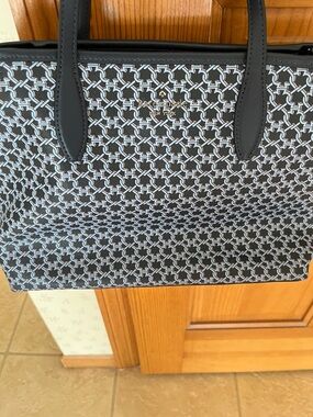 Kate Spade New York Link Satchel Purse Tote Blue